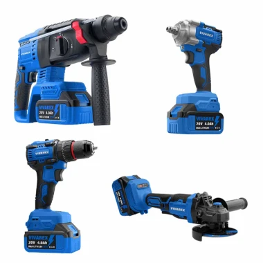 کیت شارژی براشلس 4 عددی ویوارکس مدل VR2404-BCK