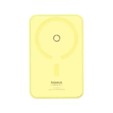 پاور بانک بی سیم مگنتی باسئوس مدل Magnetic Wireless 20w با ظرفیت 5000 میلی‌آمپر ساعت