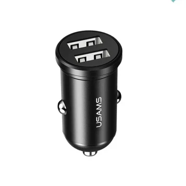 شارژر فندکی یوسمز مدل CC114 C20 2.4A Dual USB Mini Car Charger