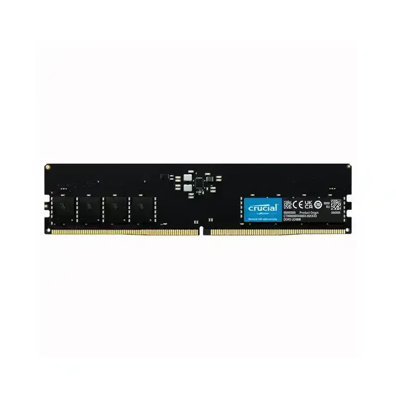 رم دسکتاپ DDR5-5600 کروشیال مدل UDIMM- CL46 CT16G56C46S5 تک کاناله ظرفیت 16 گیگابایت